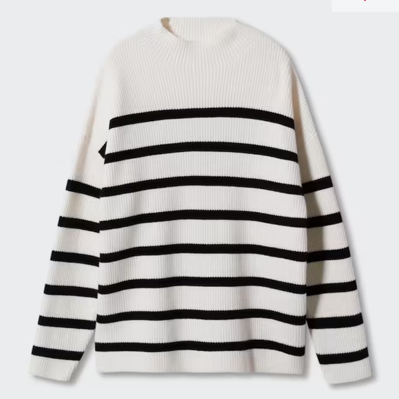 MANGO Striped Rib Sweater - Picture 4 of 8